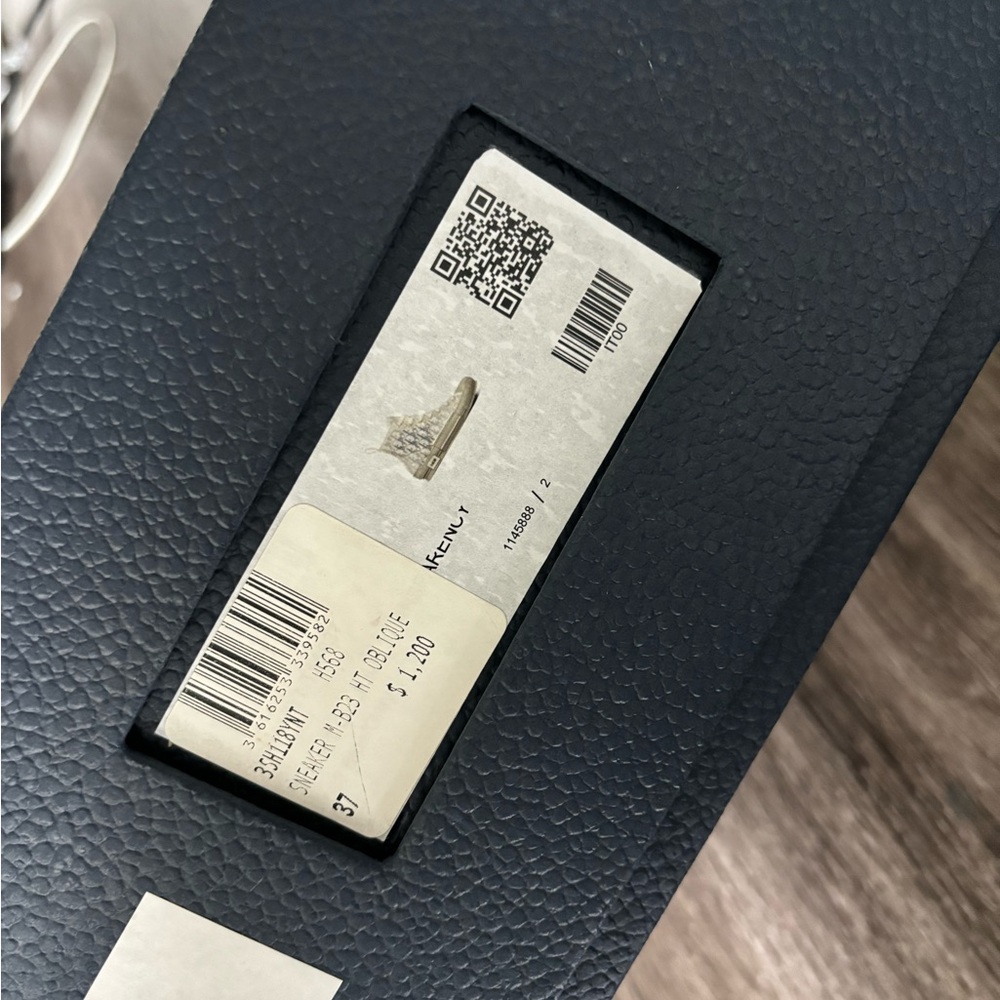 Dior Gray High-Top Sneakers - Picture 2 of 5